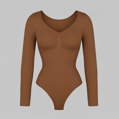 Body Fruncido Elegante | Body Manga Larga Mujer 3