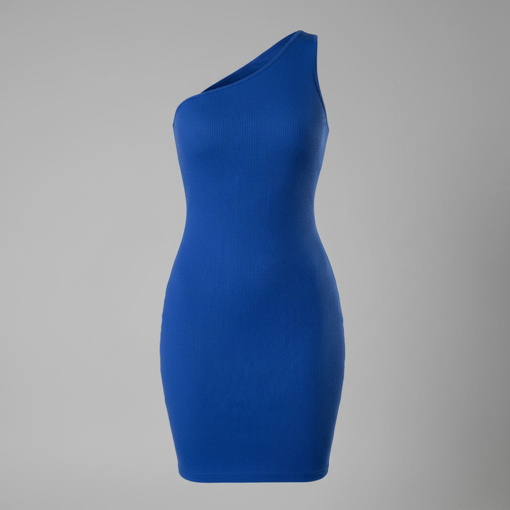 Minivestido Moldeador Asimétrico | Vestido de Cóctel Mujer 0