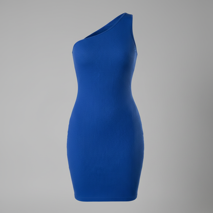 Minivestido Moldeador Asimétrico | Vestido de Cóctel Mujer 0