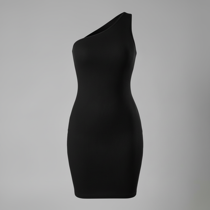 Minivestido Moldeador Asimétrico | Vestido de Cóctel Mujer 2