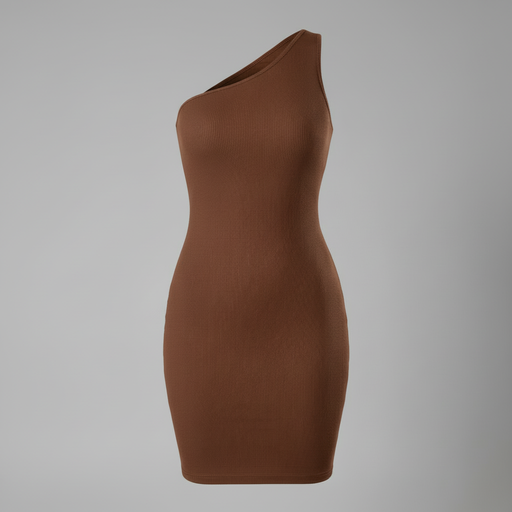 Minivestido Moldeador Asimétrico | Vestido de Cóctel Mujer 3