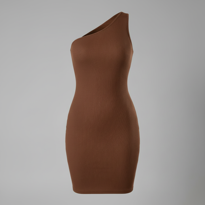 Minivestido Moldeador Asimétrico | Vestido de Cóctel Mujer 3