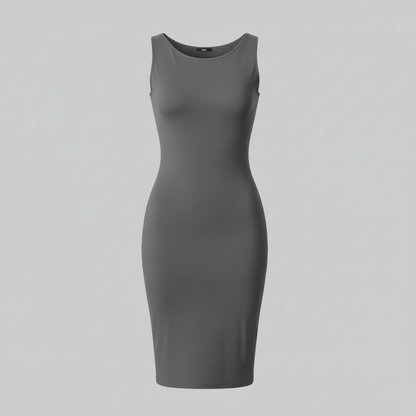 Vestido Largo Elegante Sin Mangas | Vestidos Largos Mujer 4