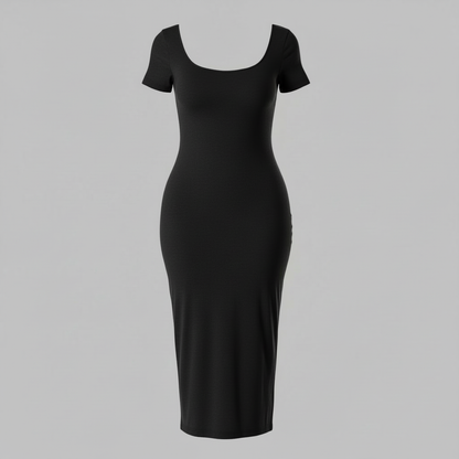 Vestido Midi Moldeador con Abertura | Vestido Midi Elegante 2